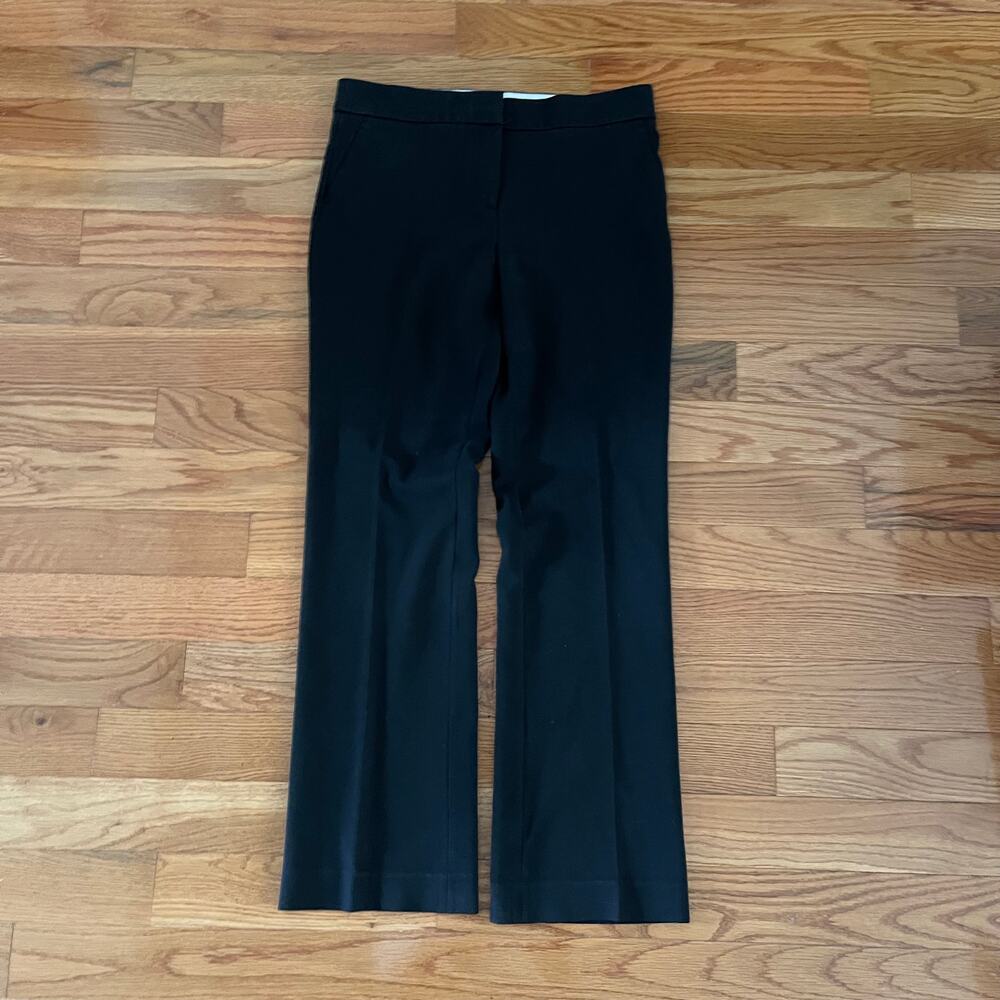 J. Crew 365 Edie Full Length Trouser Black Suiting Pants Womens 12 Tall 12T